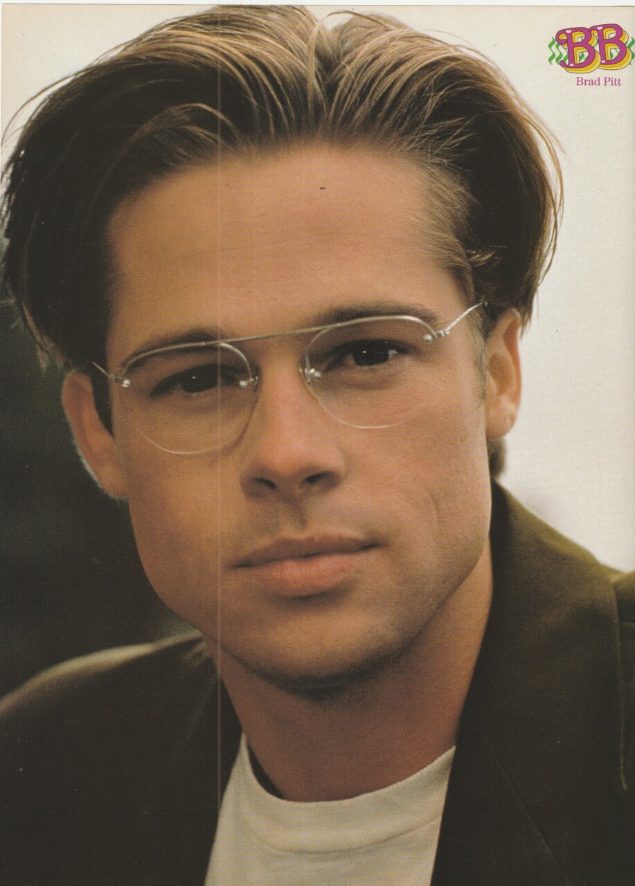 Thomas Ian Nicholas Brad Pitt teen magazine pinup clipping headshot 90's Pix Bop mag white shirt - Image 2