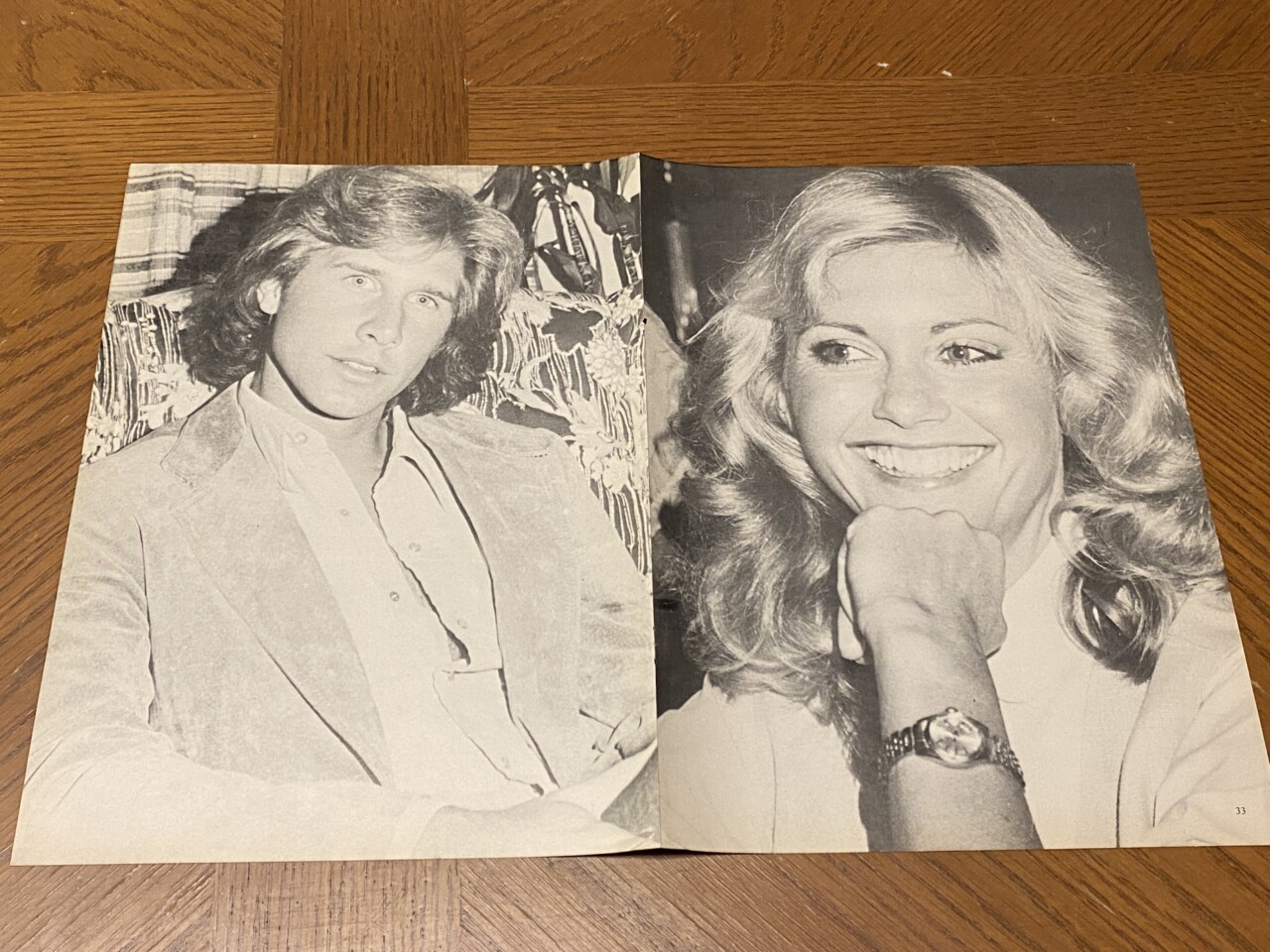 Shaun Cassidy Parker Stevenson teen magazine poster clipping boy band Superteen full body pix - Image 2