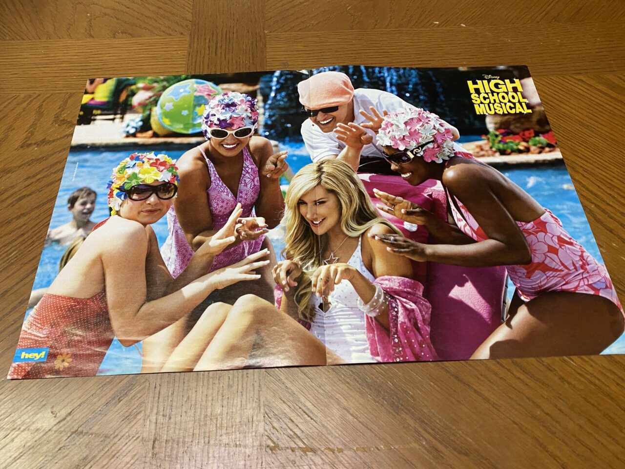 Ashley Tisdale Flo Rida teen magazine poster clipping pool High School Musical Disney Pix