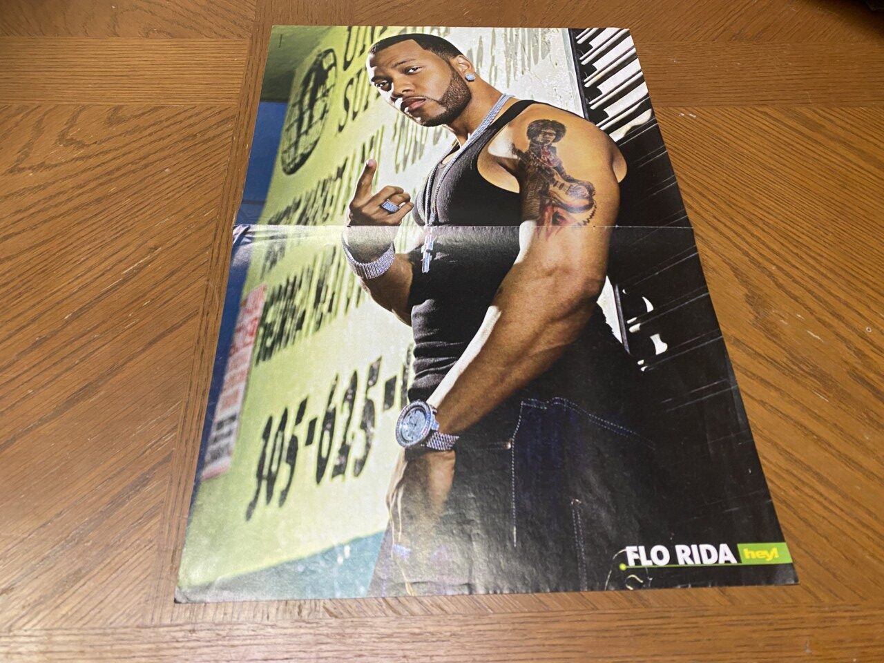 Ashley Tisdale Flo Rida teen magazine poster clipping pool High School Musical Disney Pix - Image 2