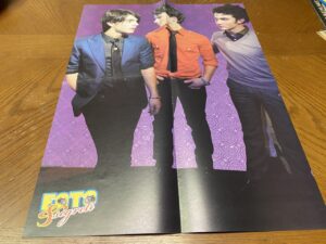 Jonas Brothers Robert Pattinson teen poster clipping Pix Twilight boy band Rare