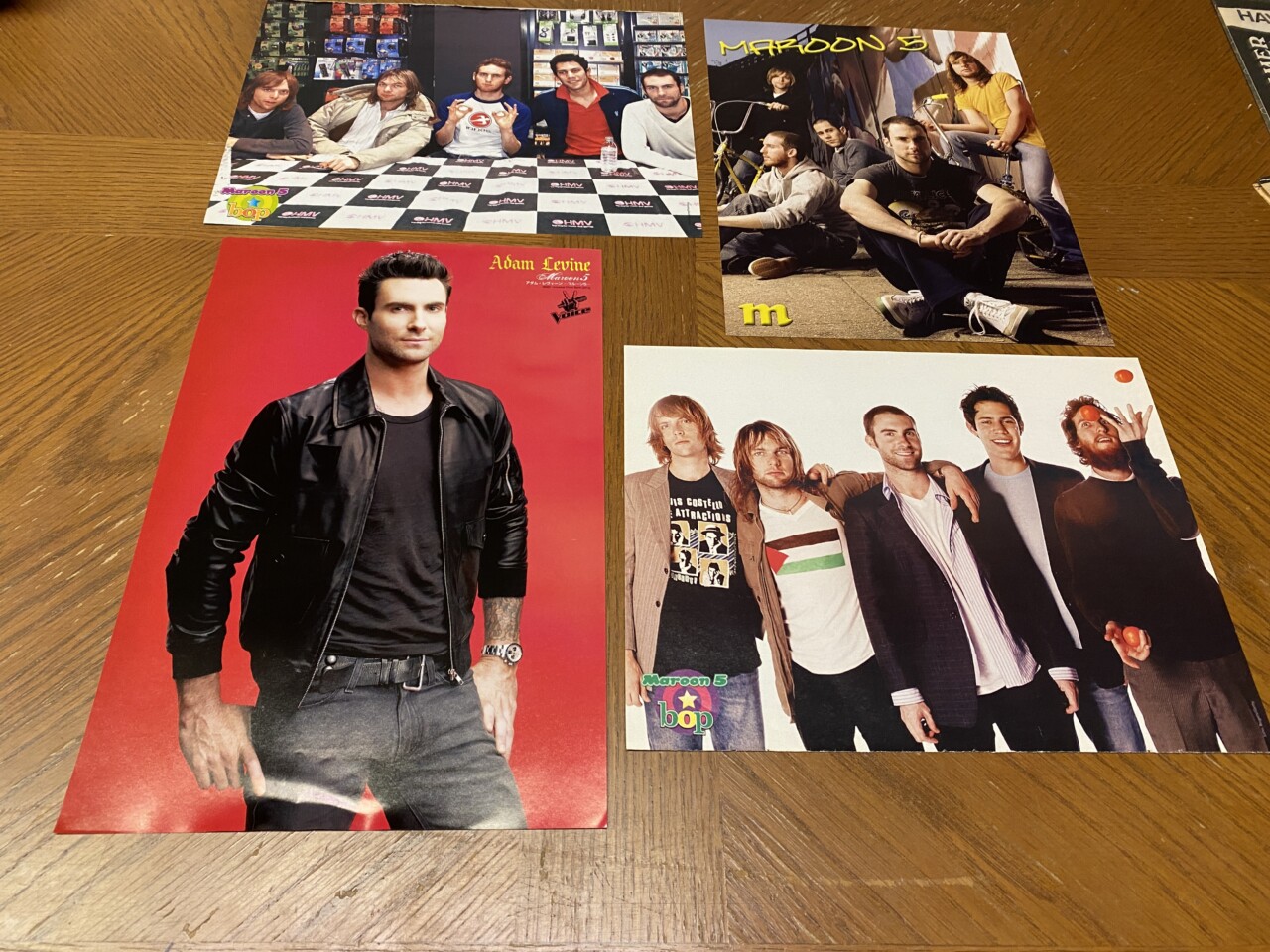 Maroon 5 Adam Levine teen magazine pinup clipping jeans pix rare