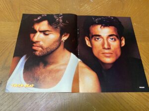 Andrew Ridgeley George Michael Wham poster clipping Tiger Beat headshot Pix