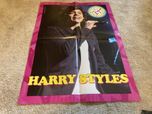 Harry Styles teen magazine poster clipping One Direction singing Pop Star Young
