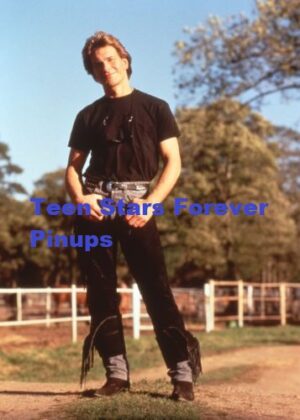 Patrick Swayze 4×6 or 8x10 vintage photo picture grass Dirty Dancing young Teen Beat 80s