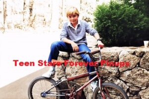 Ricky Schroder 4×6 or 8x10 vintage photo picture young boy modeling bike home pix 80's