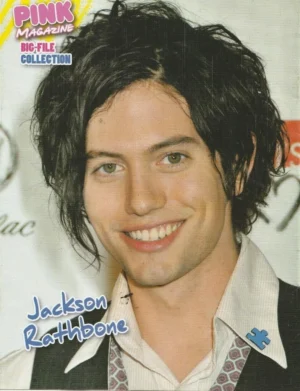 Jackson Rathbone teen magazine pinup clipping Twilight headshot actor Rare Pix