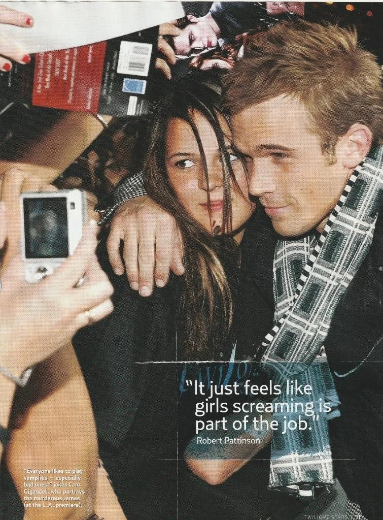Cam Gigandet Robert Pattinson Taylor Lautner teen magazine pinup clipping Pix