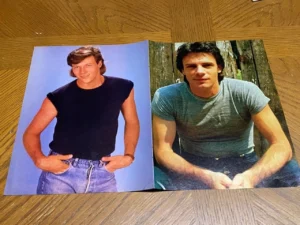 Rick Springfield Jack Wagner teen magazine poster clipping 80's arms singer pix