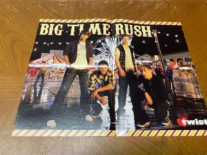 Big Time Rush Selena Gomez teen poster vintage Twist theme Park teen idols pix