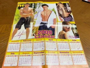 Taylor Lautner Zac Efron Cody Linley Miley Cyrus teen poster clipping shirtless