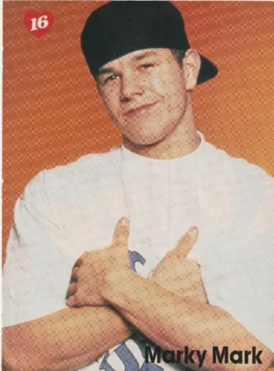Marky Mark Wahlberg teen pinup clipping 90's crossed arms 16 mag arms black hat