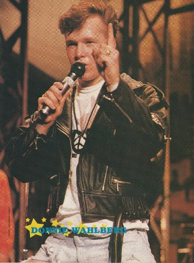Marky Mark Wahlberg Donnie Wahlberg teen pinup clipping 90's Teen Dream hat 90's - Image 2