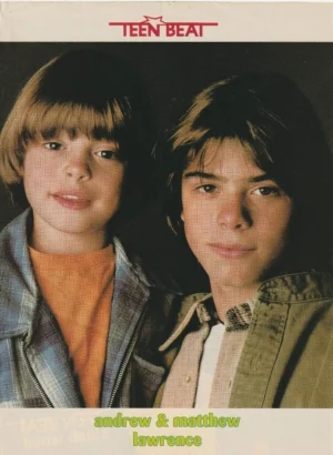 Matthew Lawrence Andy Lawrence Elijah Wood teen pinup clipping vintage brothers