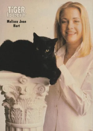 Melissa Joan Hart Rider Strong teen magazine pinup clipping Sabrina Cat 90's Pix
