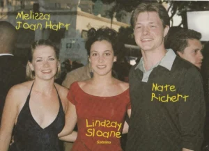 Melissa Joan Hart Nate Richert Lindsay Sloane Dicaprio teen pinup clipping 90's