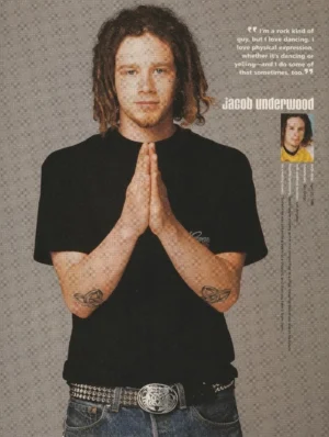 Jacob Underwood Trevor Penick O-town teen magazine pinup clipping Tiger Beat Pix
