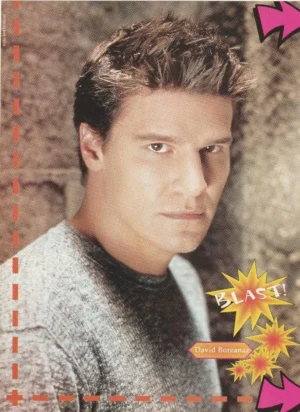 David Boreanaz teen magazine pinup clipping Buffy headshot Blast Pix 2001