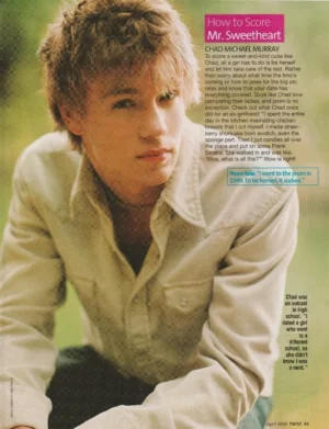Chad Michael Murray Josh Hartnett teen magazine pinup clipping childstar young