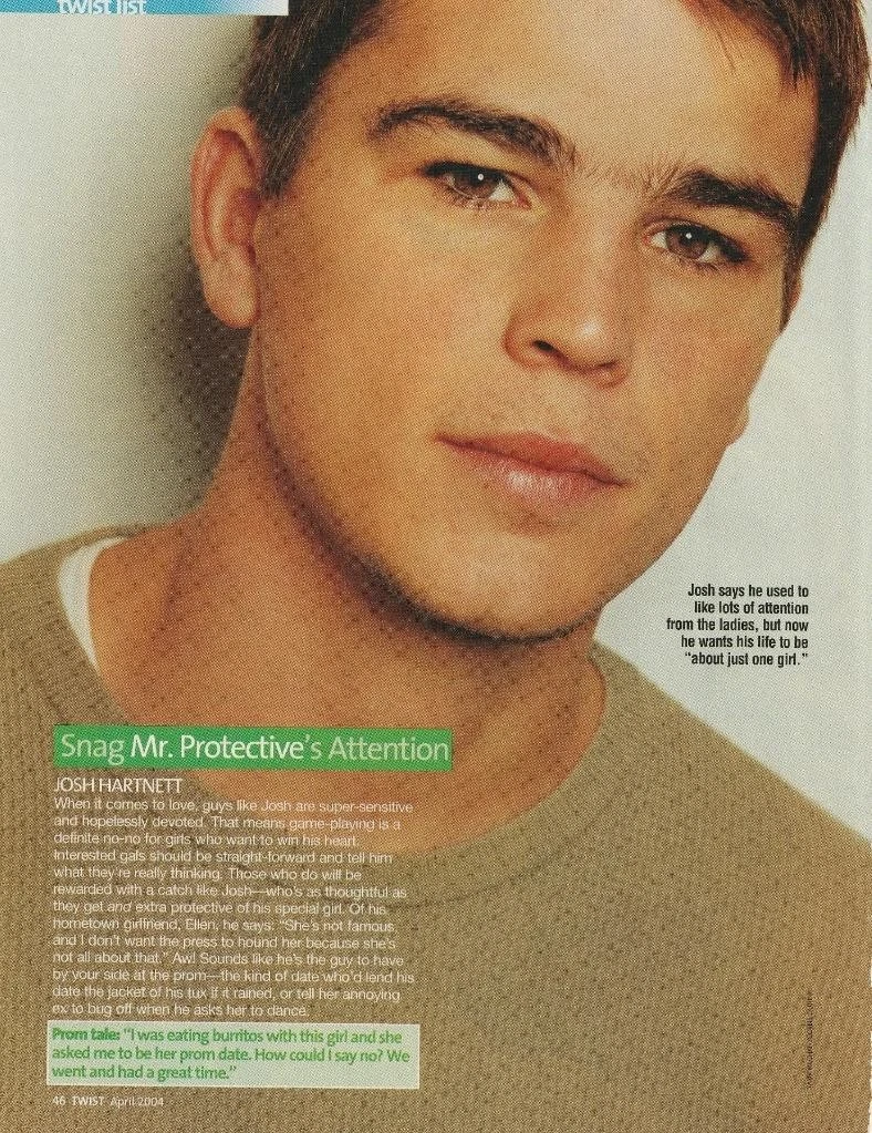 Chad Michael Murray Josh Hartnett teen magazine pinup clipping childstar young - Image 2