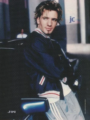 JC Chasez Nsync teen magazine pinup clipping MMC Vintage modeling J-14 Pix 90’s