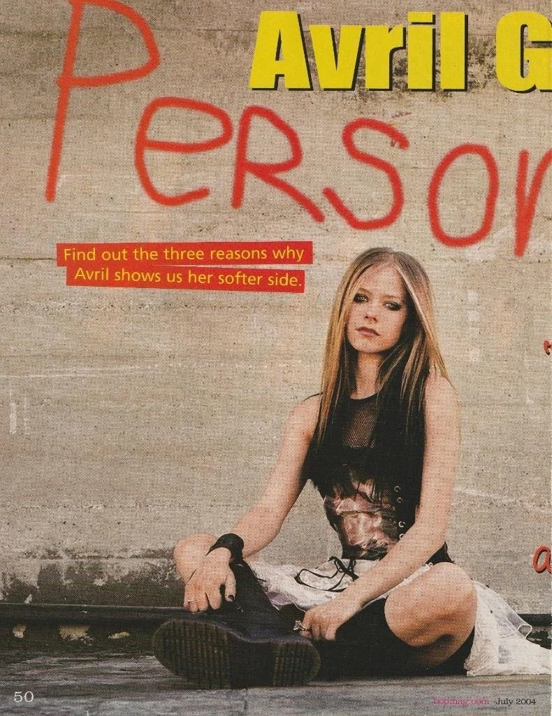 Avril Lavigne Hanson teen magazine pinup clipping leather pants Bop boy band pix