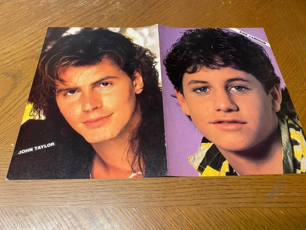 Kirk Cameron John Taylor Duran Duran Madonna teen poster clipping Star headshot - Image 2