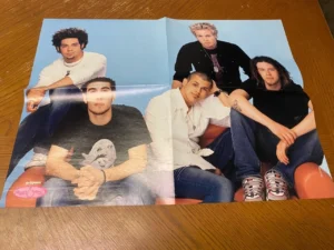 O-town Linkin Park teen poster clipping 2001 couch modeling Making the band Pix