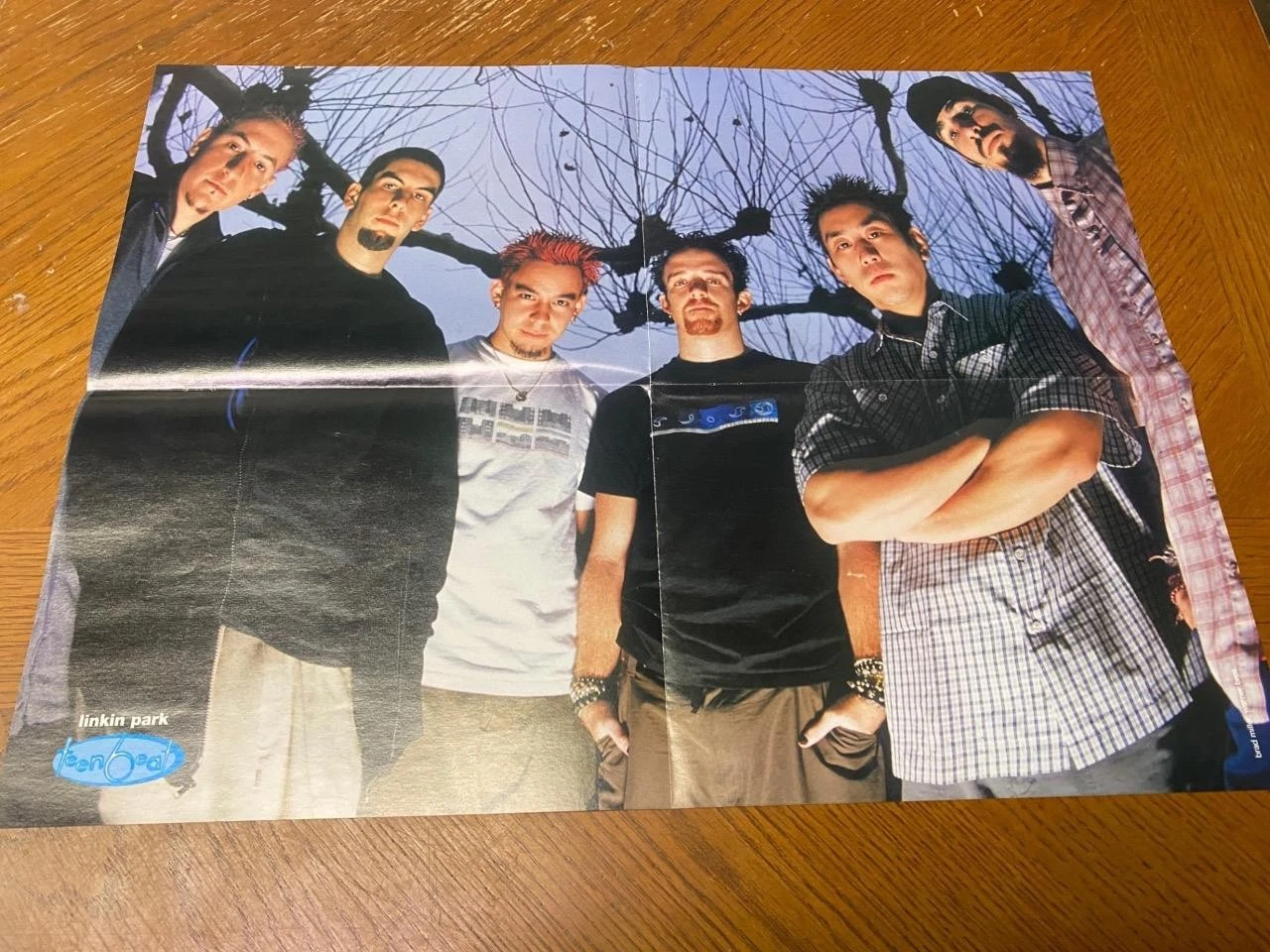 O-town Linkin Park teen poster clipping 2001 couch modeling Making the band Pix - Image 2