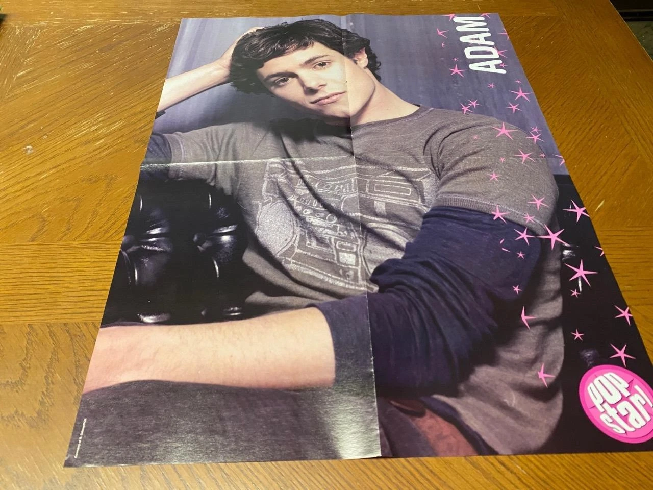 Lindsay Lohan Adam Brody teen magazine poster clipping The OC Chair Pop Star Pix - Image 2