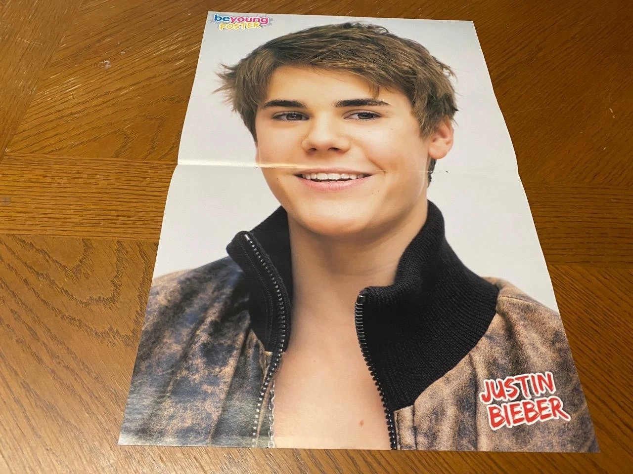 Justin Bieber teen poster clipping child star Beyond mag headshot Vintage Pix