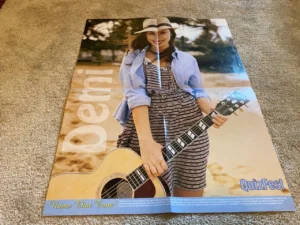 Zac Efron Demi Lovato teen magazine poster High School Musical 3 pics Rare Pop