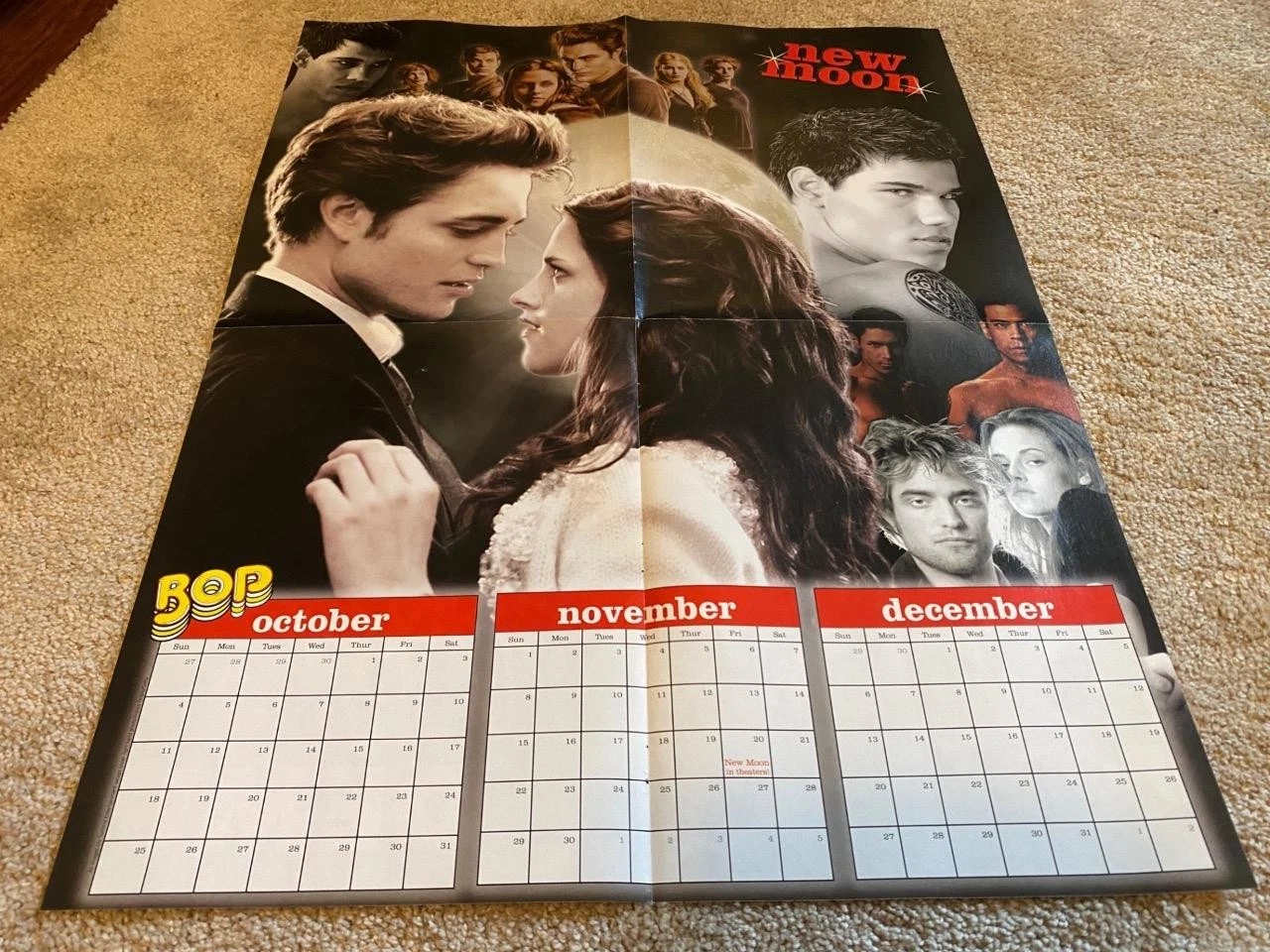 Taylor Lautner Demi Lovato Robert Pattinson teen magazine poster Twlight Bop - Image 2
