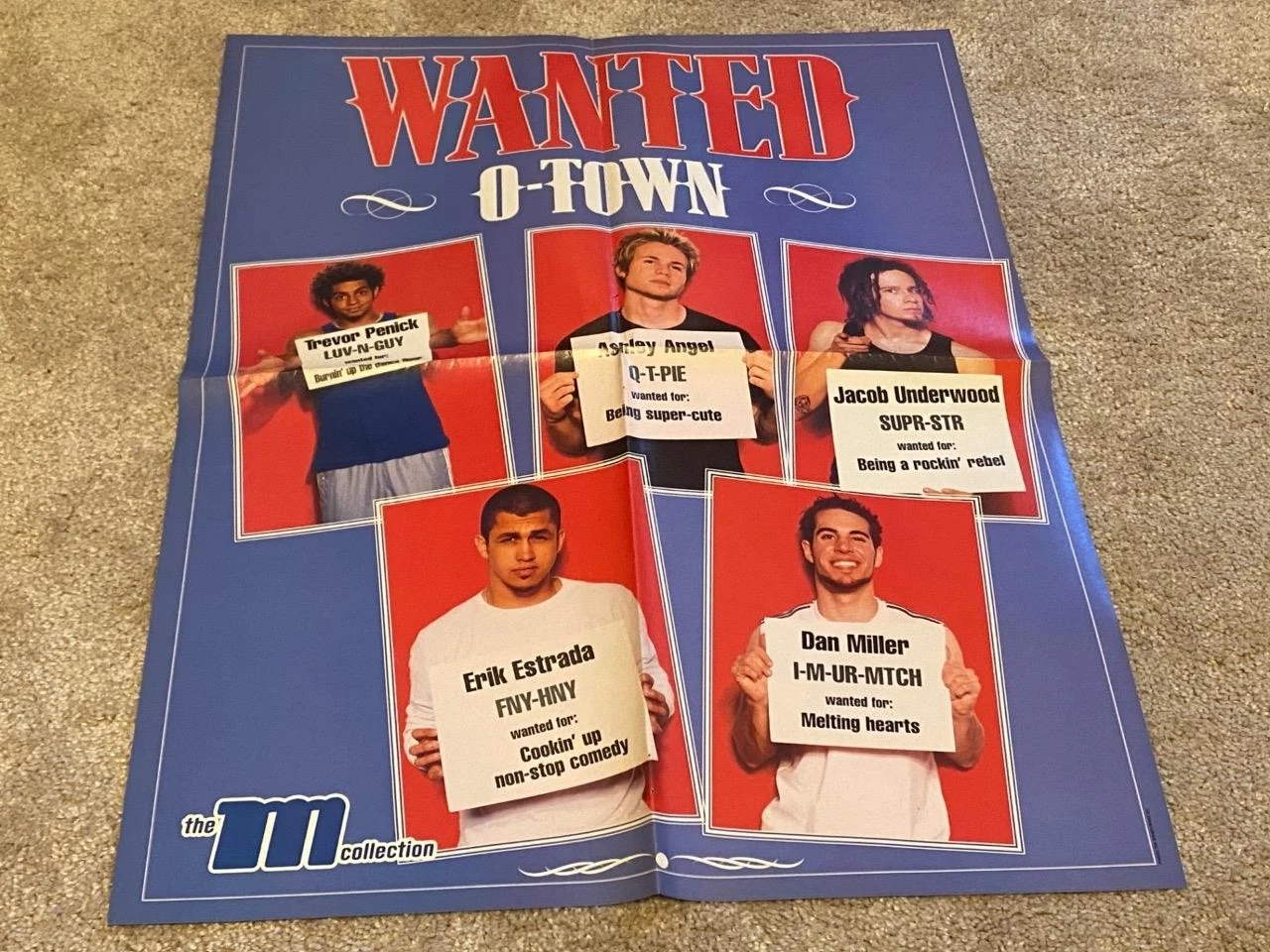 O-town Josh Hartnett teen magazine poster clipping M collection Child star Pix