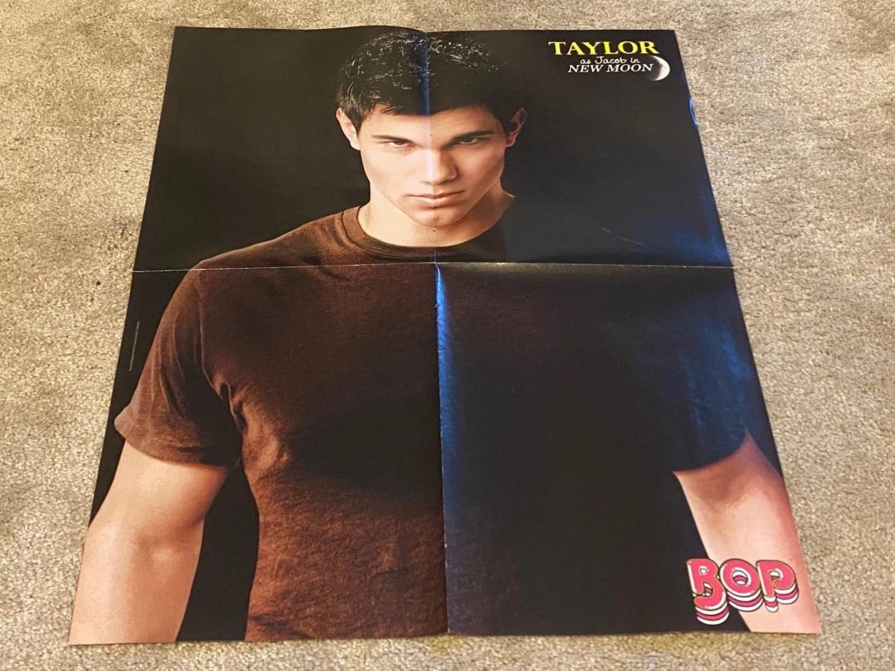 Taylor Lautner Taylor Swift teen magazine poster clipping leather jacket Bop Pix - Image 2