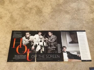 Paul Wesley teen magazine pinup clipping modeling Vampire Diaries pix CW pix