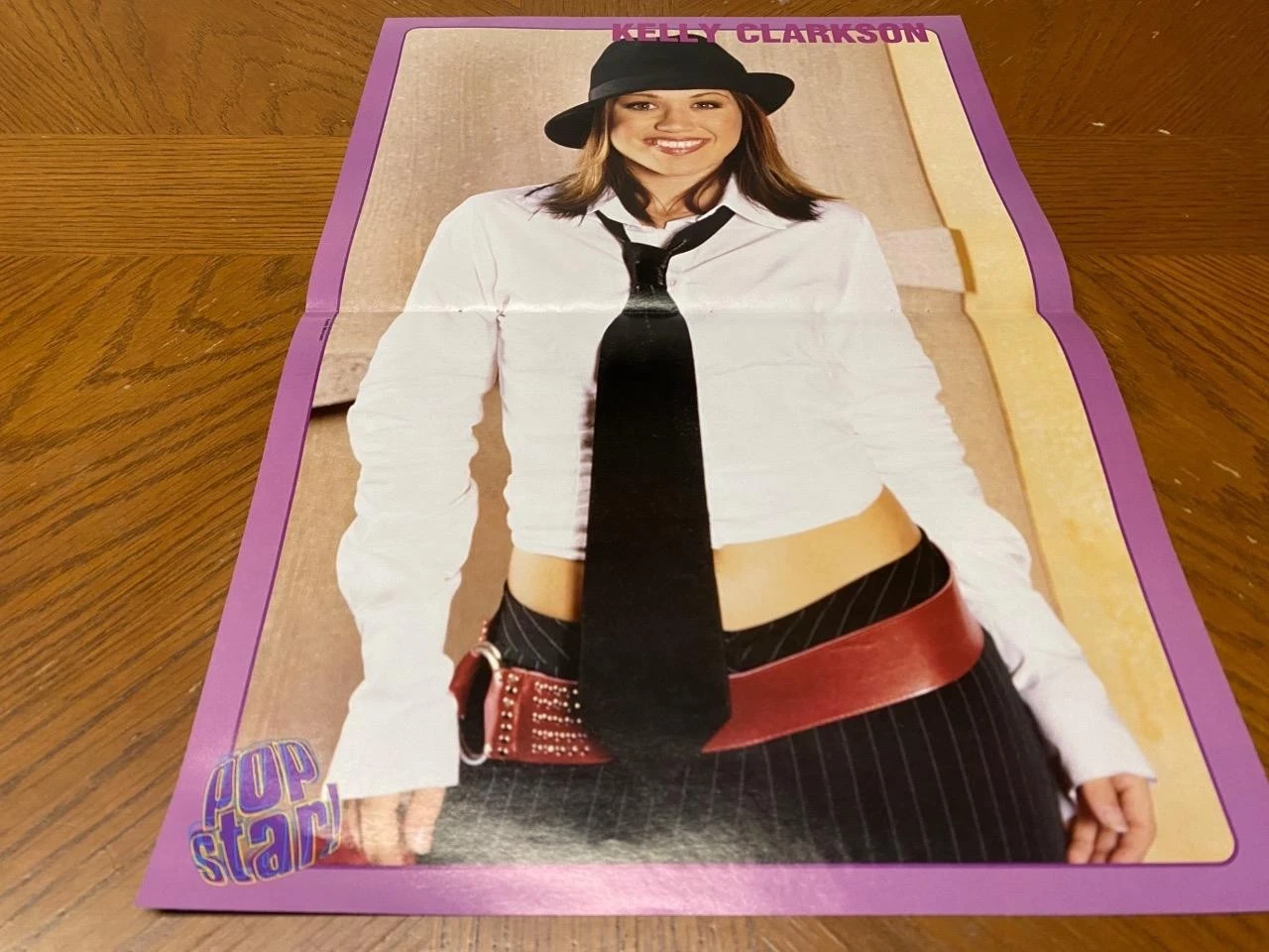 O-town Kelly Clarkson teen magazine poster clipping Pop Star 2002 Pix sad faces - Image 2