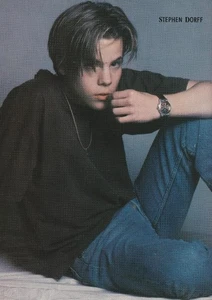 Stephen Dorff River Phoenix teen pinup clipping vintage tight jeans 80s Modeling