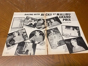 Ricky Schroder teen pinup clipping vintage Racing with Ricky Teen Set Pix Rare