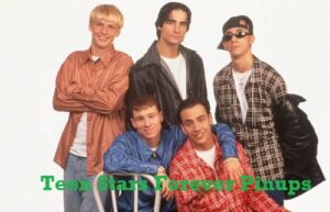 Backstreet Boys 4×6 or 8x10 vintage photo picture modeling chair 90's BSB Pix