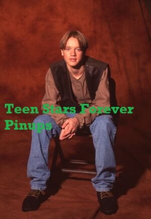 Devon Sawa 4×6 or 8x10 vintage photo picture 90's Casper Bop Chair Modeling jeans leather vest black