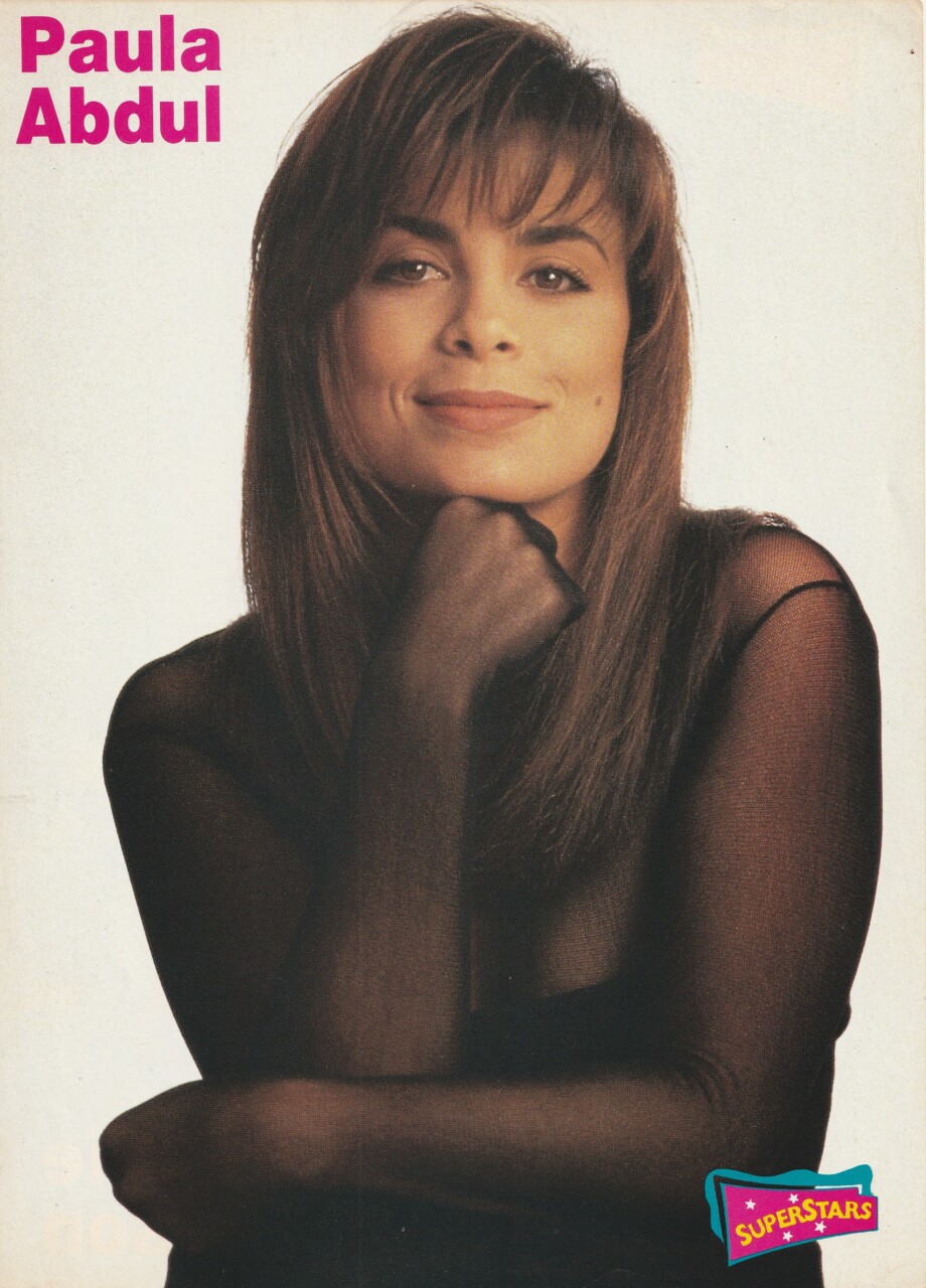 Paula Abdul Debbie Gibson teen magazine pinup clipping motorcycle Superstars pix - Image 2