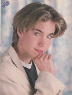 Jonathan Brandis teen magazine pinup clipping blue sweater Bop 90's hunk