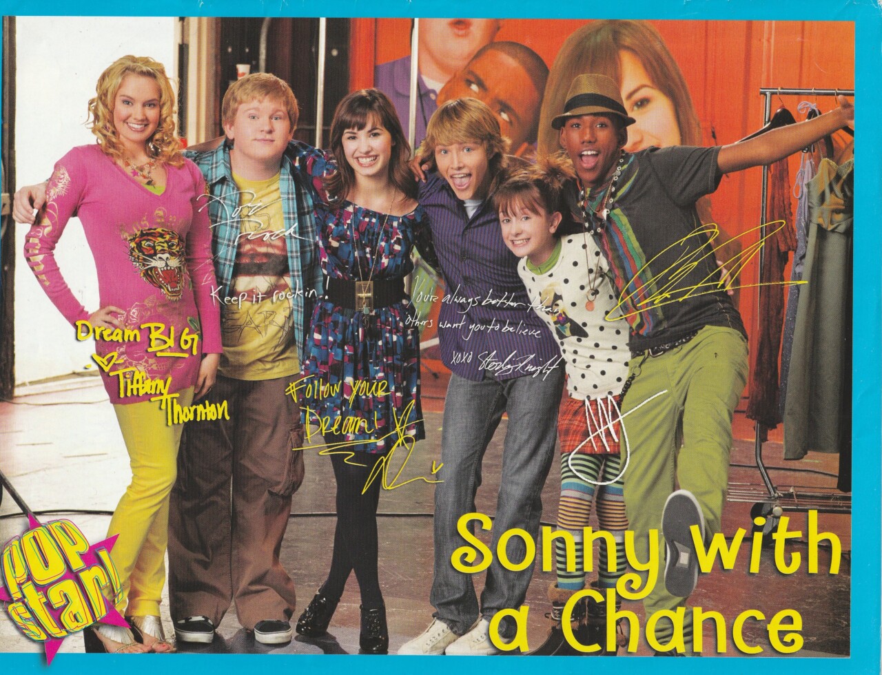 Demi Lovato Sterling Knight Selena Gomez teen magazine pinup Sonny with a Chance pix Pop Star