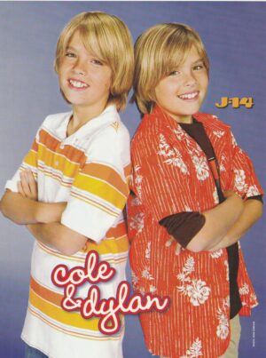 Cole Sprouse Dylan Sprouse Bow Wow teen magazine pinup clipping brothers J-14