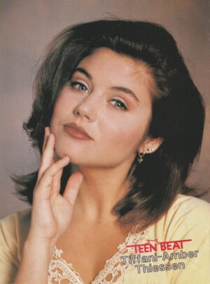 Tiffani Amber Thiessen Mark Paul Gosselaar teen magazine pinup clipping SBTB Teen Beat