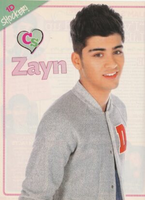 Zayn Malik One Direction teen magazine pinup clipping 1D younger CS