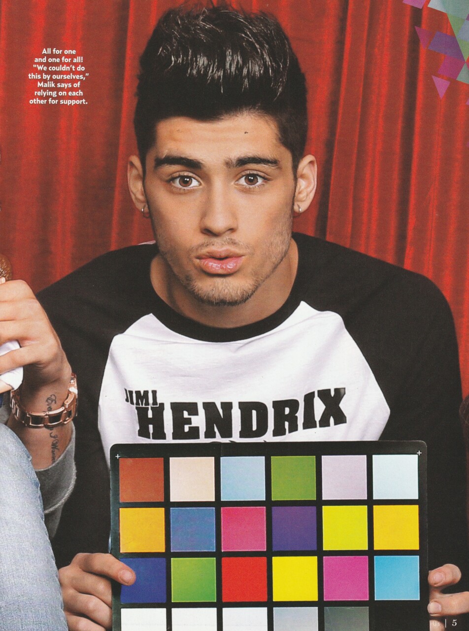 Niall Horan One Direction Zayn Malik teen magazine vintage pinup clipping taped up - Image 2