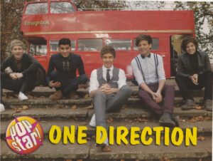 Harry Styles Niall Horan One Direction teen magazine pinup steps Pop Star