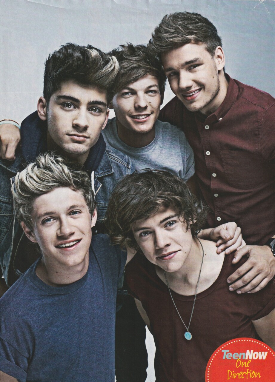 Harry Styles Niall Horan Liam Payne One Direction teen pinup Teen Now Rare